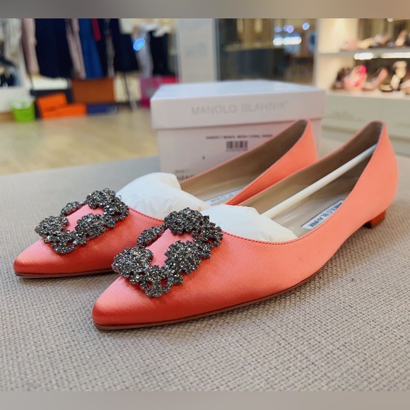 Manolo Blahnik Shoes - Manolo Blahnik Hangisi Flats size8